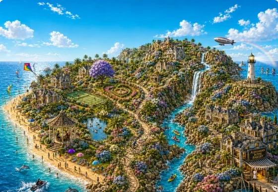 The Shores of Aljasamia seek-and-find